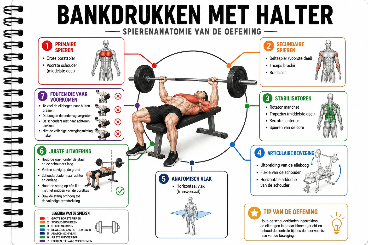Voorbeeldpagina met een oefening